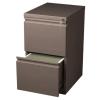 Hirsh 20" D Commercial Mobile Pedestal archivador de 2 cajones, tono medio