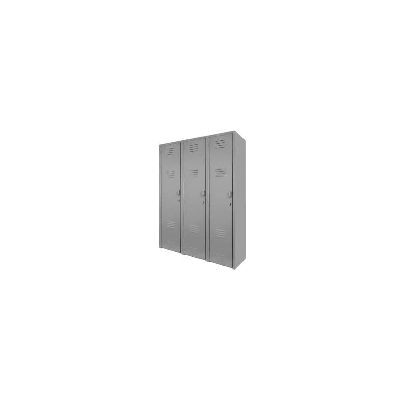 Locker Metalico 3 Puertas - Home - MUEBLES DE OFICINA EN CDMX