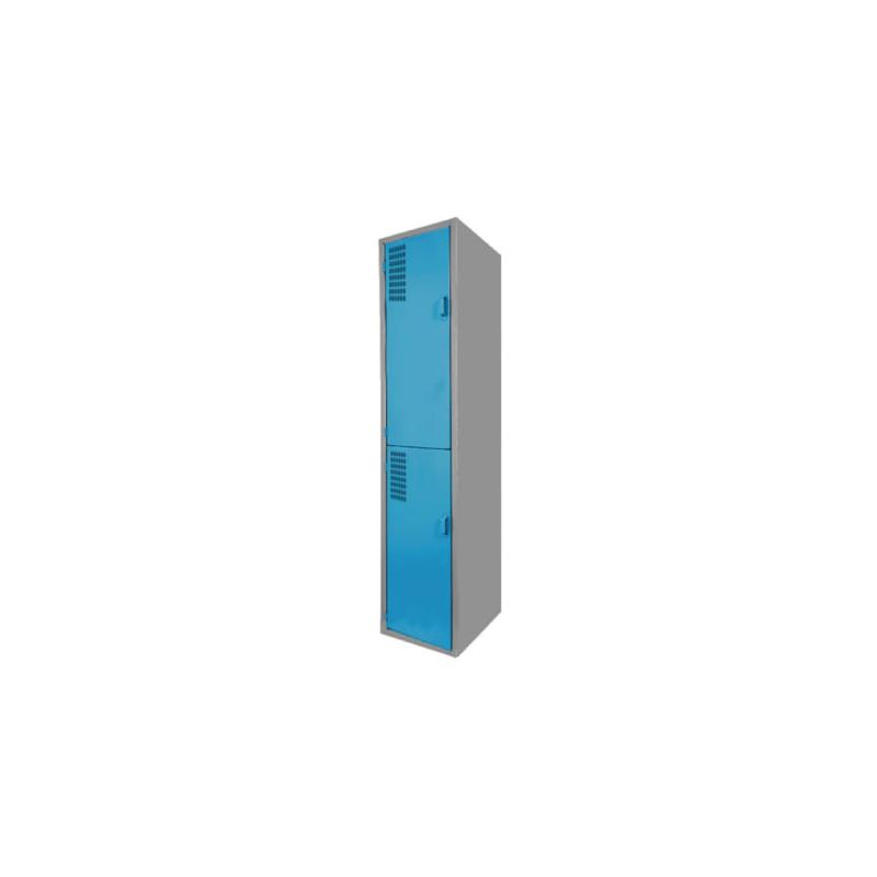 Locker Color Azul - 2 Puertas - Home - SUCURSAL CDMX