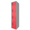 Locker Color Rojo - 4 Puertas