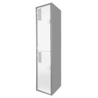 Locker Color Blanco - 2 Puertas