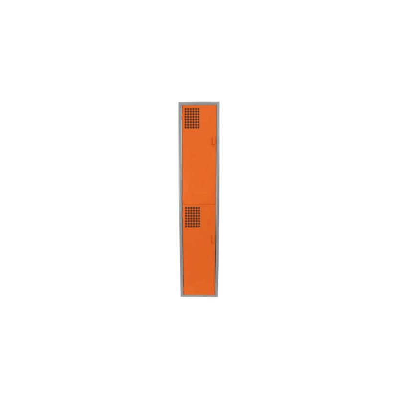 Locker Color Naranja - 2 Puertas - Home - MUEBLES DE OFICINA EN CDMX