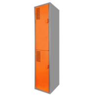 Locker Color Naranja - 2 Puertas