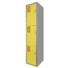 Locker Color Amarillo - 3 Puertas